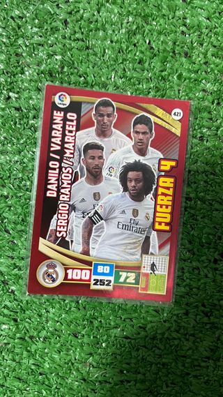 Cromo Real Madrid Fuerza 4