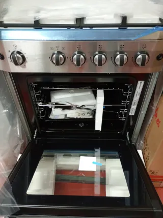 Cocina Gas 60cm Inox