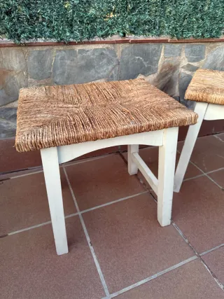 2 bancos taburete