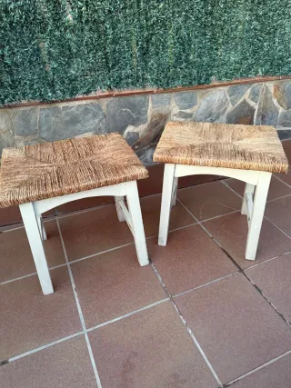 2 bancos taburete