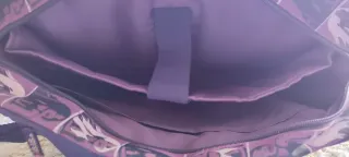 Bolso 1818 Morado y Rosa con Diseño