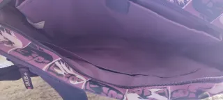 Bolso 1818 Morado y Rosa con Diseño