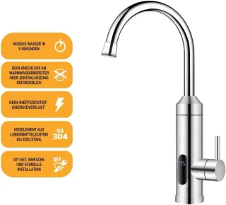 Grifo con calentador integrado nuevo