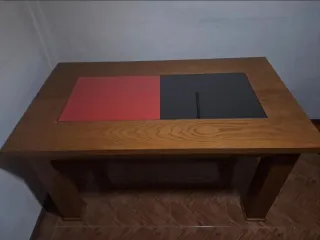 Mesa de Jantar Madeira Rústica Oferta de 3 cadeira