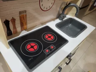 Cocina de juguete de madera