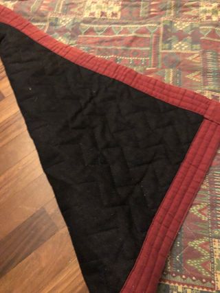 Tappeto in cotone con motivo geometrico