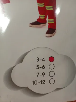 Disfraz Bombero Infantil Partilandia