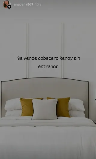 Cabecero Kenay Home Beige/gris