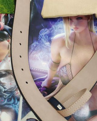 Cinto Gucci Preto e Verde