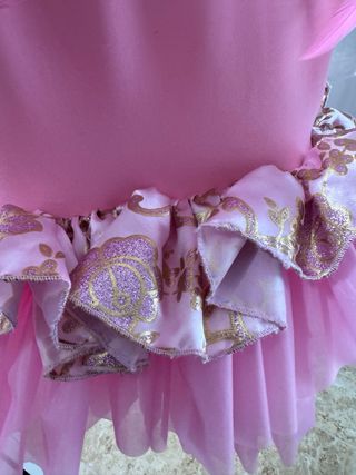 Disfraz niña rosa 5/6 años