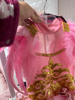 Disfraz niña rosa 5/6 años