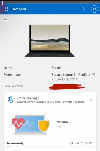 Surface Laptop Copilot+ PC 15 pulgadas - 32GB, 1TB