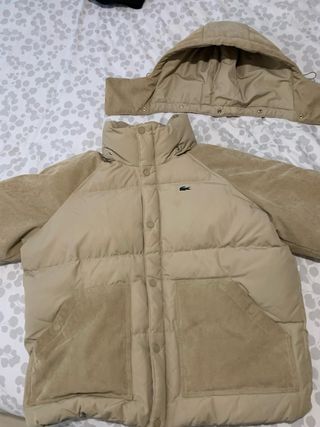 Abrigo Lacoste Beige