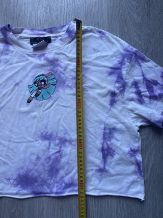 Camiseta Supernenas Bershka Tie-Dye Talla XS