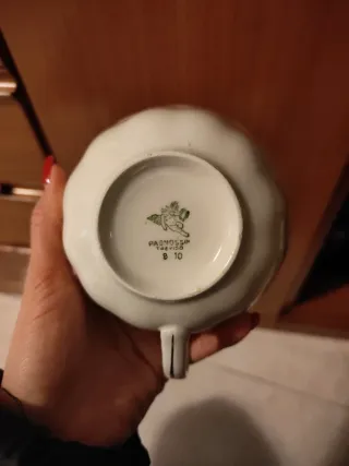 Set 2 Tazze da Caffè con Piattini