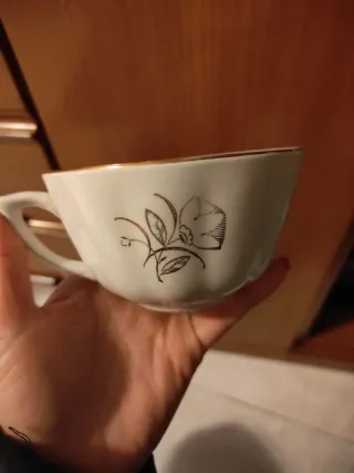 Set 2 Tazze da Caffè con Piattini