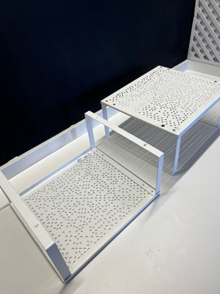 2 Estantes Organizadores Cocina Blanco