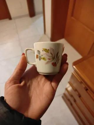 Set Tazzine Zuccheriera Vassoio Ceramica