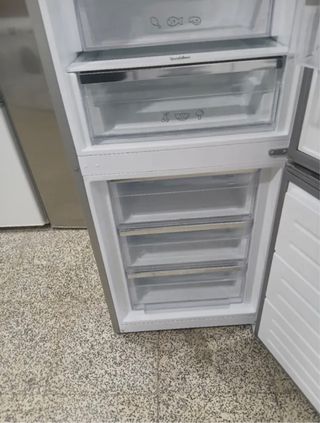 Nevera Combi Smeg 185cm Gris