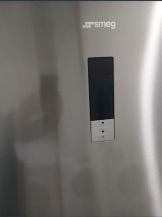 Nevera Combi Smeg 185cm Gris