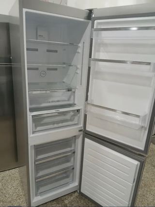 Nevera Combi Smeg 185cm Gris