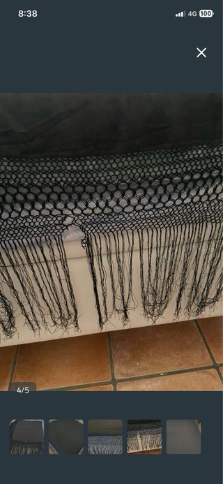 Lote 2 Mantones de Manila Seda