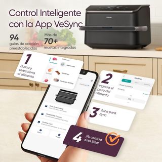 Cosori Freidora de Aire Dual Blaze TwinFry 10L