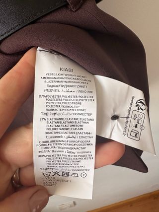 Conjunto Chaleco y Falda-Pantalón Marrón T.38