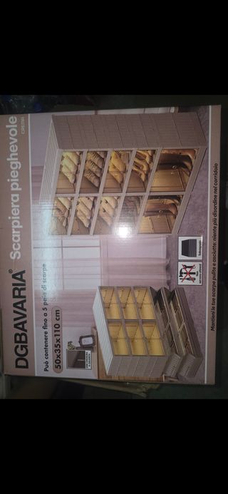 Scarpiera pieghevole DGBAVARIA