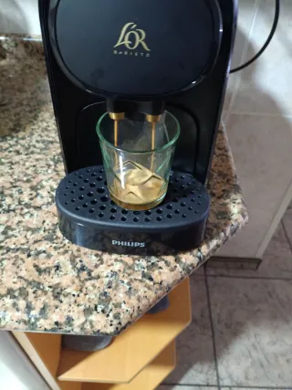 Cafetera L'OR Barista Piano Noir Philips abría