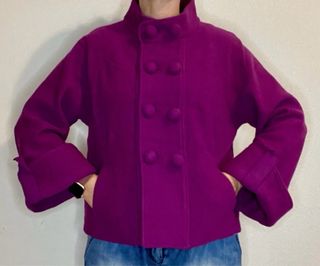 Chaqueta Purificación García Morada