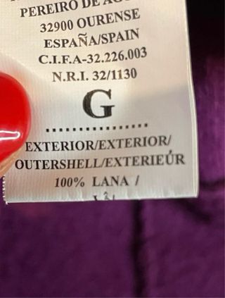 Chaqueta Purificación García Morada