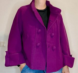 Chaqueta Purificación García Morada