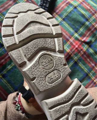 Scarpe Chloe 38 Beige Multicolor