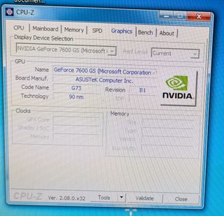 Scheda video Asus Nvidia Geforce EN7600GS graphics
