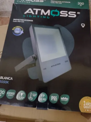 Proyector Exterior ATMOSS 200W 32000LM LED