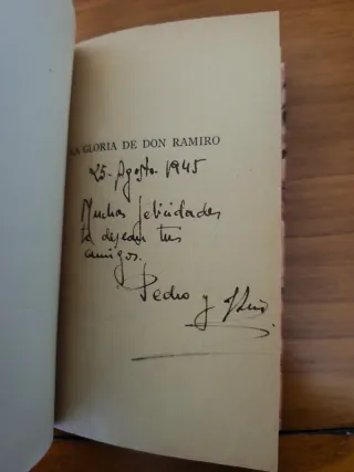 Libro antiguo Enrique Larreta