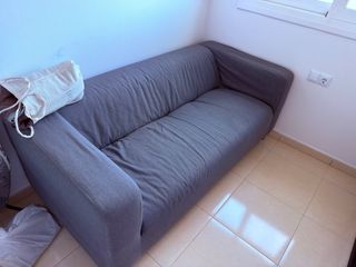 Sofá Ikea Gris Tela