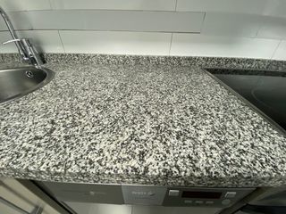 Encimera de granito gris 270 x 62 cm