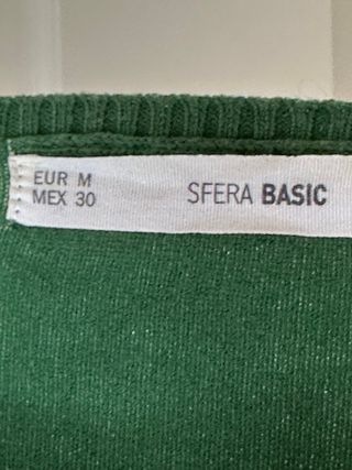 Jersey Sfera verde cuello redondo