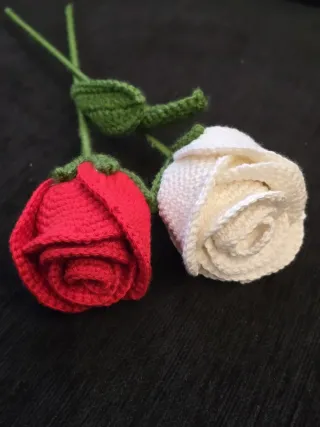 Ramo de flores y amigurumis crochet