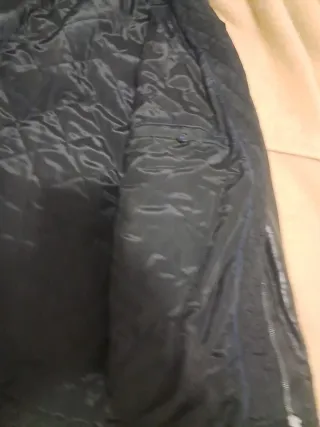 Chaqueta de cuero negra