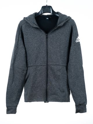 Chaqueta/sudadera Adidas Gris con Capucha Talla S