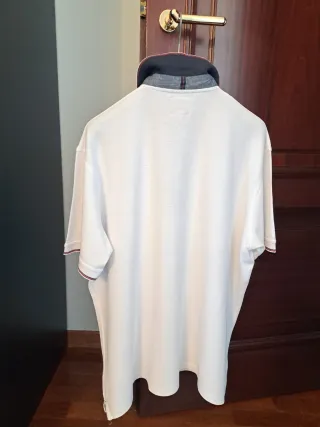 Maglia Polo A.A. Premium Brand 4XL Bianca