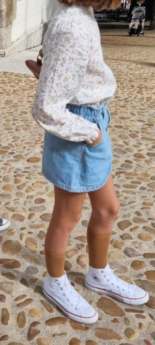 Falda vaquera Mango Talla 9