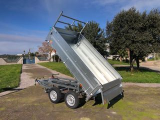 Remolque Basculante Hidráulico Laterales Abatibles