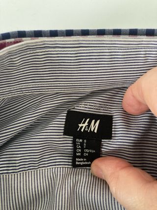 Lote 5 camisas de varias marcas en perfecto estado