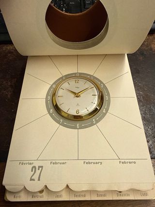 Orologio agenda Imhof 8 giorni nuova completa