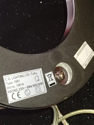 Vintage desk lamp estilo Mid-Century escandinavo