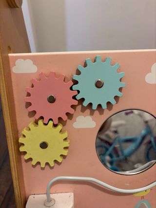 Andador bebé madera actividades